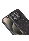 Apple iPhone 16 Pro Max Kılıf Kamera Korumalı Simli Lüks Redclick Koton Kapak