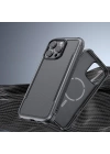 Apple iPhone 16 Pro Max Kılıf M-safe Şarj Özellikli Airbagli Raptic Apex Serisi Karbon Fiber Tasarımlı Kapak