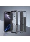 Apple iPhone 16 Pro Max Kılıf M-safe Şarj Özellikli Airbagli Raptic Apex Serisi Karbon Fiber Tasarımlı Kapak