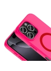 Apple iPhone 16 Pro Max Kılıf M-Safe Şarj Özellikli Redclick Aris Silikon Kapak