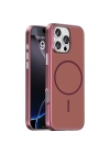 Apple iPhone 16 Pro Max Kılıf M-Safe Şarj Özellikli Redclick Lora PC Kapak