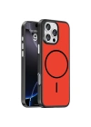 Apple iPhone 16 Pro Max Kılıf M-Safe Şarj Özellikli Redclick Lora PC Kapak