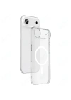 Apple iPhone 17 Air Kılıf IC Çipli M-Safe Şarj Özellikli Şeffaf Kamera Çerçeveli Redclick Toledo Kapak