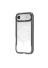 Apple iPhone 17 Air Kılıf M-safe Şarj Özellikli Airbagli Raptic Shield Serisi Şeffaf Arka Yüzey Kapak