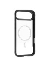 Apple iPhone 17 Air Kılıf M-safe Şarj Özellikli Airbagli Raptic Shield Serisi Şeffaf Arka Yüzey Kapak