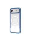 Apple iPhone 17 Air Kılıf M-safe Şarj Özellikli Airbagli Raptic Shield Serisi Şeffaf Arka Yüzey Kapak