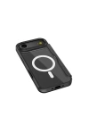 Apple iPhone 17 Air Kılıf M-Safe Şarj Özellikli Raptic Air Folio Şeffaf Kartlıklı Kapaklı Kılıf