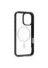 Apple iPhone 17 Kılıf M-safe Şarj Özellikli Airbagli Raptic Shield Serisi Şeffaf Arka Yüzey Kapak