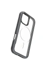 Apple iPhone 17 Kılıf M-safe Şarj Özellikli Airbagli Raptic Shield Serisi Şeffaf Arka Yüzey Kapak