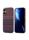 Apple iPhone 17 Kılıf M-safe Şarj Özellikli Karbon Fiber Görünümlü Redclick Nekst Kapak