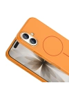 Apple iPhone 17 Kılıf M-Safe Şarj Özellikli Metal Kamera Çerçeveli Redclick Edi Silikon Kapak