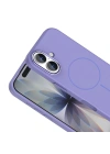 Apple iPhone 17 Kılıf M-Safe Şarj Özellikli Metal Kamera Çerçeveli Redclick Edi Silikon Kapak