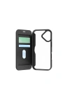 Apple iPhone 17 Kılıf M-Safe Şarj Özellikli Raptic Air Folio Şeffaf Kartlıklı Kapaklı Kılıf