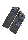 Apple iPhone 17 Pro Kılıf M-safe Şarj Özellikli 360 Derece Standlı Çift Parçalı Redclick Torino Kapak