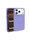 Apple iPhone 17 Pro Kılıf M-Safe Şarj Özellikli Metal Kamera Çerçeveli Redclick Edi Silikon Kapak