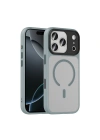 Apple iPhone 17 Pro Kılıf Mat Arka Yüzey Wireless Şarj Özellikli Redclick Flet M-safe Kapak