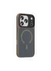 Apple iPhone 17 Pro Kılıf Mat Arka Yüzey Wireless Şarj Özellikli Redclick Flet M-safe Kapak