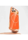 Apple iPhone 17 Pro Kılıf Redclick M-safe Şarj Özellikli Şeffaf Kamera Kontrol Butonlu Lugano Kapak