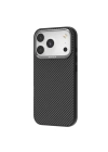 Apple iPhone 17 Pro Max Kılıf M-safe Şarj Özellikli 600D Metal Kamera Çerçeveli Raptic Aramid Fiber Serisi Kapak