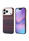Apple iPhone 17 Pro Max Kılıf M-safe Şarj Özellikli Karbon Fiber Görünümlü Redclick Nekst Kapak