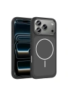 Apple iPhone 17 Pro Max Kılıf M-Safe Şarj Özellikli Metal Kamera Çerçeveli Redclick Sanremo Silikon Kapak