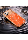 Apple iPhone 17 Pro Max Kılıf Redclick M-safe Şarj Özellikli Şeffaf Kamera Kontrol Butonlu Lugano Kapak
