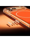 Apple iPhone 17 Pro Max Kılıf Redclick M-safe Şarj Özellikli Şeffaf Kamera Kontrol Butonlu Lugano Kapak