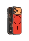 Apple iPhone 18 Pro Kılıf M-Safe Şarj Özellikli Redclick Lora PC Kapak