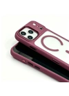 Apple iPhone 18 Pro Kılıf Wireless Şarj Özellikli Redclick Krom M-safe Silikon Kapak