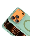 Apple iPhone 18 Pro Max Kılıf M-Safe Şarj Özellikli Redclick Aris Silikon Kapak