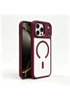 Apple iPhone 18 Pro Max Kılıf Wireless Şarj Özellikli Redclick Krom M-safe Silikon Kapak