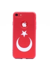 Apple İphone 7 Kılıf Redclick Bayrak Silikon