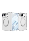 Apple iPhone Duo Kılıf M-safe Şarj Özellikli Redclick Kıpta KPT-07 Ring Standlı Sert PC Kapak