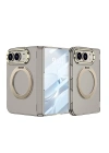 Apple iPhone Duo Kılıf M-safe Şarj Özellikli Redclick Kıpta KPT-07 Ring Standlı Sert PC Kapak