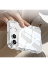 Apple iPhone Duo Kılıf M-safe Şarj Özellikli Redclick Kıpta KPT-13 Şeffaf Sert PC Kapak