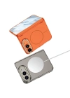 Apple iPhone Duo Kılıf M-safe Şarj Özellikli Redclick Kıpta KPT-14 Sert PC Kapak