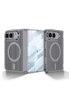 Apple iPhone Duo Kılıf M-safe Şarj Özellikli Redclick Kıpta KPT-15 Sert PC Kapak