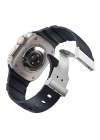 Apple Watch 10 46mm Redclick KRD-145 Metal Tokalı Silikon Kordon