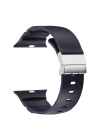 Apple Watch 10 46mm Redclick KRD-145 Metal Tokalı Silikon Kordon