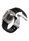 Apple Watch 10 46mm Redclick KRD-145 Metal Tokalı Silikon Kordon
