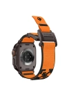 Apple Watch 10 46mm Redclick KRD-154 Naylon Kumaş Hasır Örgülü Kordon