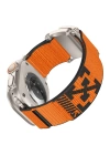 Apple Watch 10 46mm Redclick KRD-154 Naylon Kumaş Hasır Örgülü Kordon