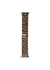Apple Watch 42mm Redclick KRD-01 Leopar Desenli Metal Kordon