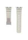 Apple Watch 42mm Redclick KRD-145 Metal Tokalı Silikon Kordon