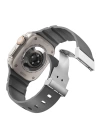 Apple Watch 42mm Redclick KRD-145 Metal Tokalı Silikon Kordon