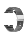 Apple Watch 42mm Redclick KRD-145 Metal Tokalı Silikon Kordon