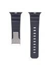 Apple Watch 42mm Redclick KRD-145 Metal Tokalı Silikon Kordon