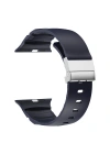 Apple Watch 42mm Redclick KRD-145 Metal Tokalı Silikon Kordon
