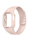 Apple Watch 44mm KRD-142 Airbag Tasarımlı Kasa Koruyuculu Silikon Kordon