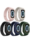 Apple Watch 44mm KRD-142 Airbag Tasarımlı Kasa Koruyuculu Silikon Kordon